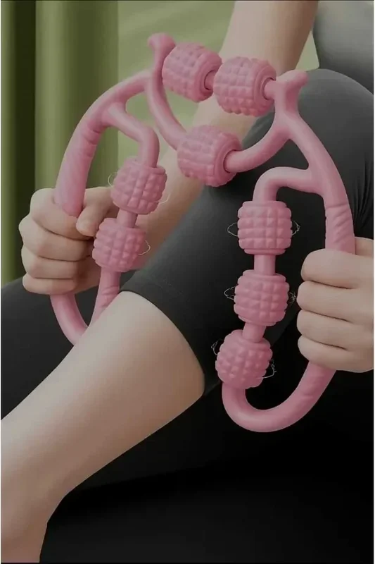 Denge Geliştiren 9 Tekerlekli Yoga Silindiri