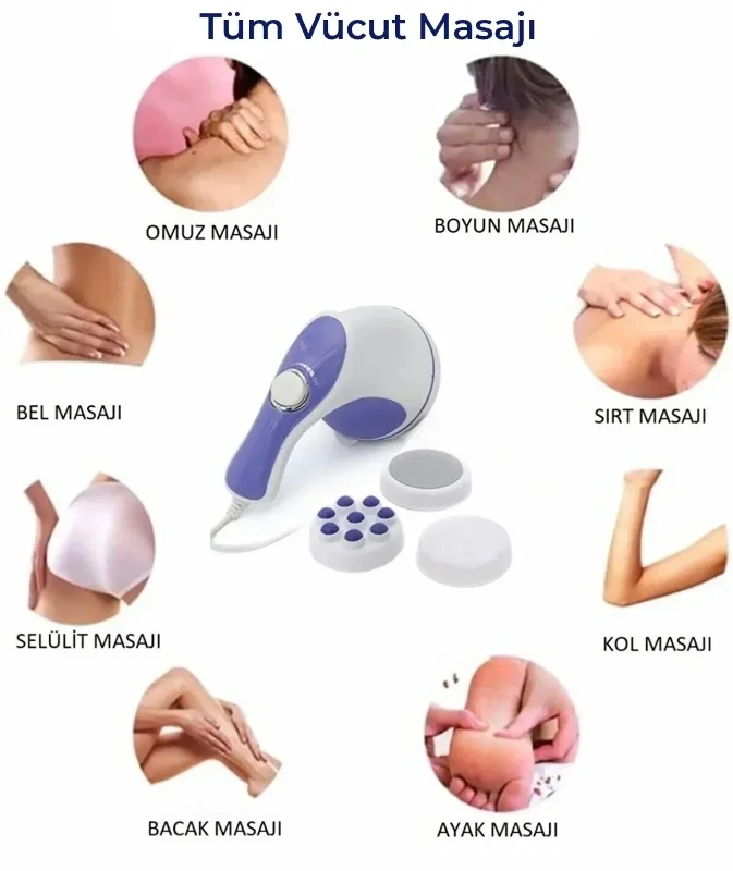Etkili Masaj Cihazı İle Selülit Giderici 1 Adet