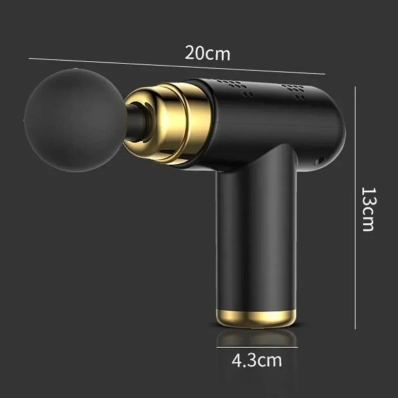 Usb Şarjlı Masaj Tabancası 4 Başlık İle Rahatlama
