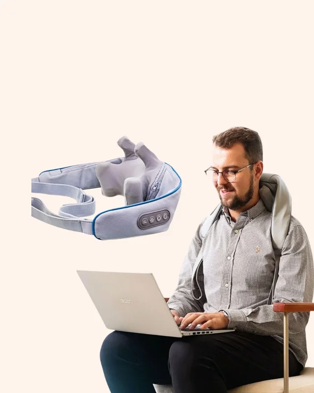 Ergonomik Isıtmalı Kablosuz Masaj Aleti 3d Yoğurma