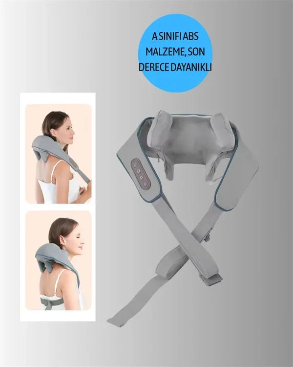 Ergonomik U Tipi Boyun Masaj Cihazı 1800 Mah Usb Şarjlı