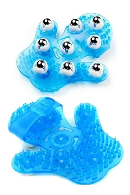 Ergonomik Masaj Eldiveni 9 Bilyeli Tam Vücut Kullanımı