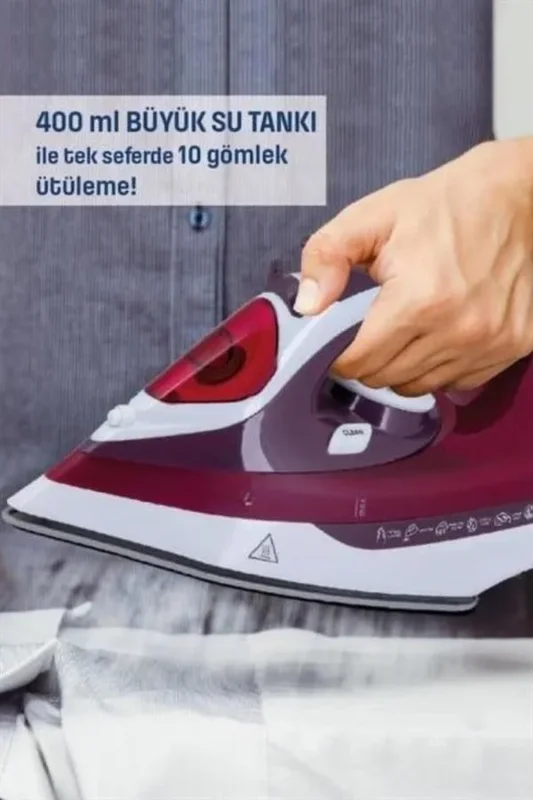 2200w Buharlı Ütü Modern Tasarım Seramik Tabanlı
