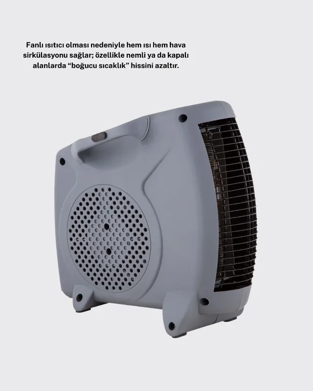 Yüksek Performanslı Fanlı Elektrikli Isıtıcı 1 Adet