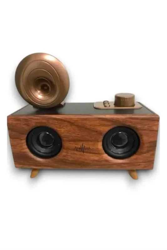 Ahşap Tasarımlı Bluetooth Radyo 3 Bantlı Müzik Çalar