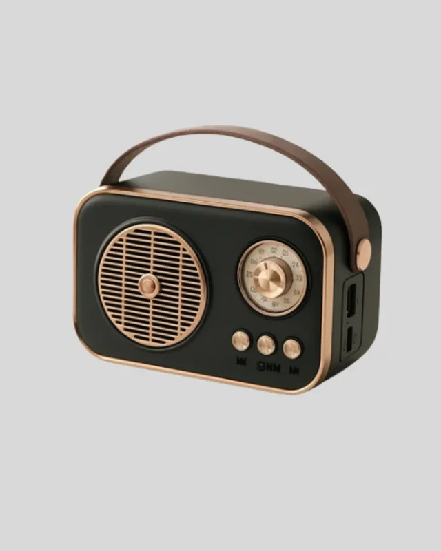 Retro Tasarımlı Bluetooth Radyo Fm Destekli 1 Adet