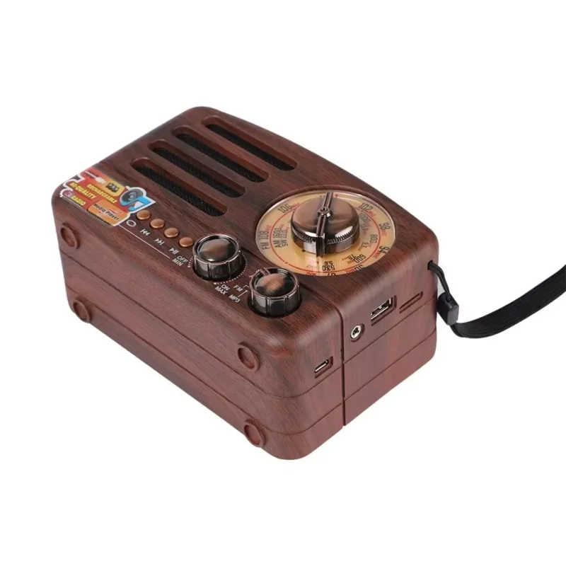 Ahşap Tasarım Bluetooth Radyo 1 Adet