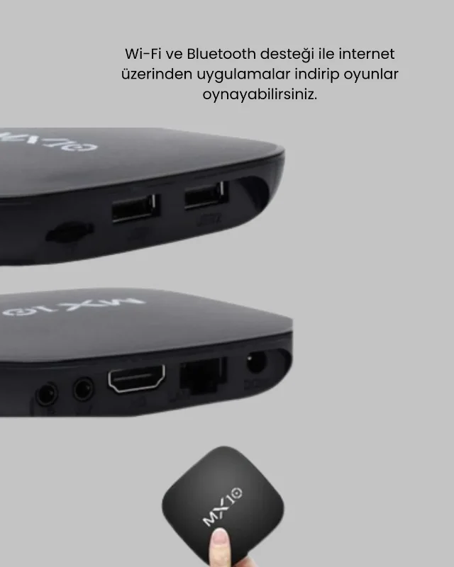 Akıllı 4k Tv Kutusu 8 Gb Hafıza İle Chromecast Destekli