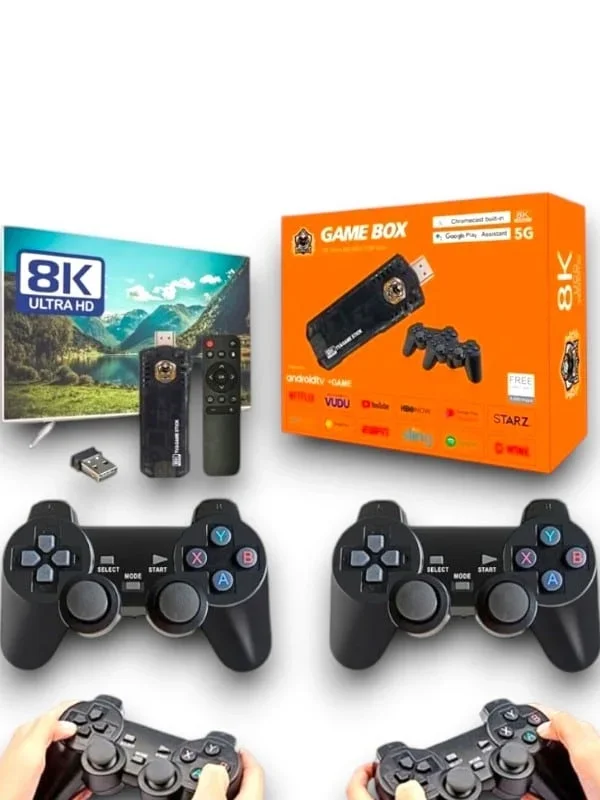 Kablosuz 8k Oyun Tv Stick 64gb Depolama