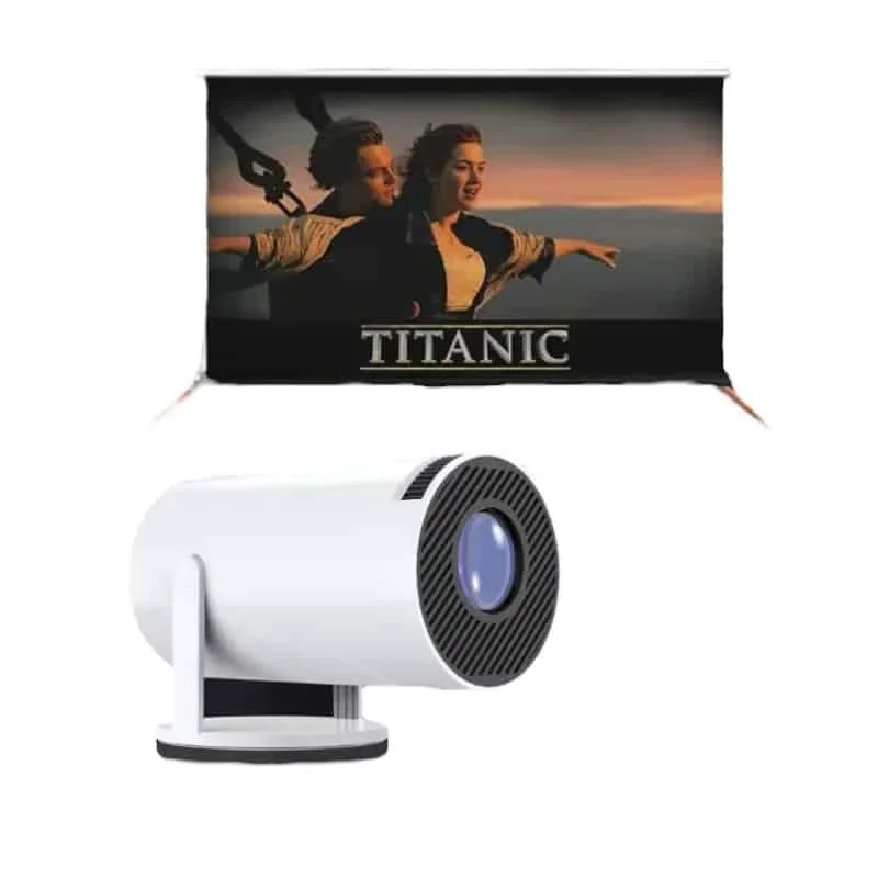 Taşınabilir Akıllı Projektör 720p Bluetooth Wifi Sinema