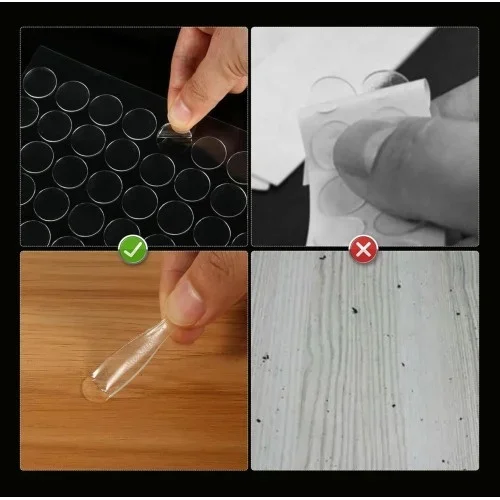 Yuvarlak Çift Taraflı Montaj Macunu 420 Adet