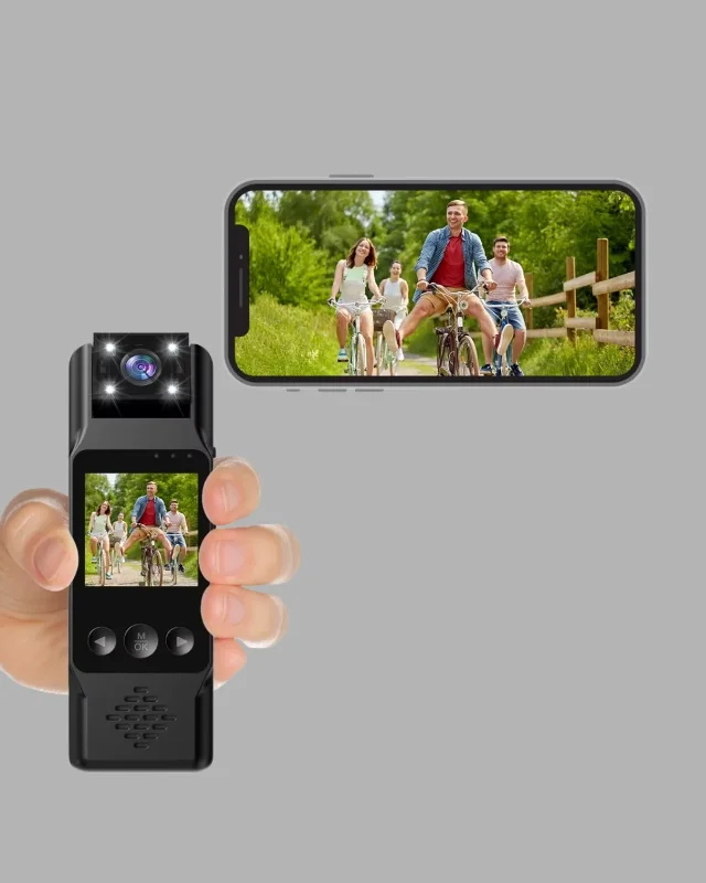 Mini Kamera 180 Derece Dönebilen Full Hd 1.3 İnç Tft Ekran