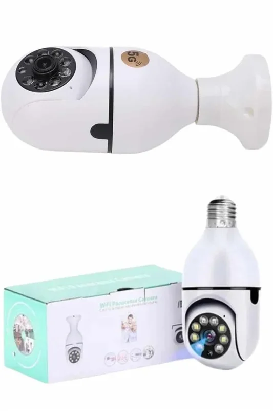 Akıllı 360 Derece Wi-fi Güvenlik Kamerası Full Hd 1080p