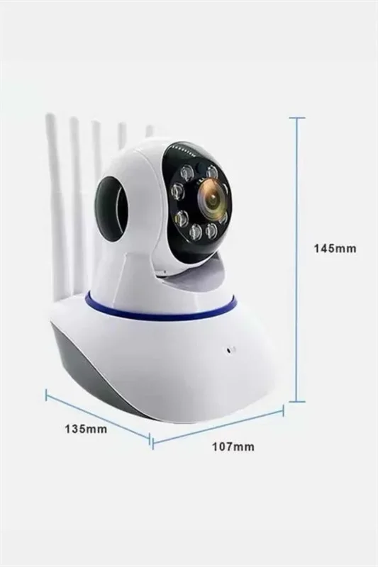 Wifi Gece Görüşlü Sensörlü Kamera 1080p Mobil Uyumlu