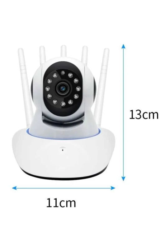Motorlu 1080p Wifi Kamera 5 Antenli Gece Görüşlü
