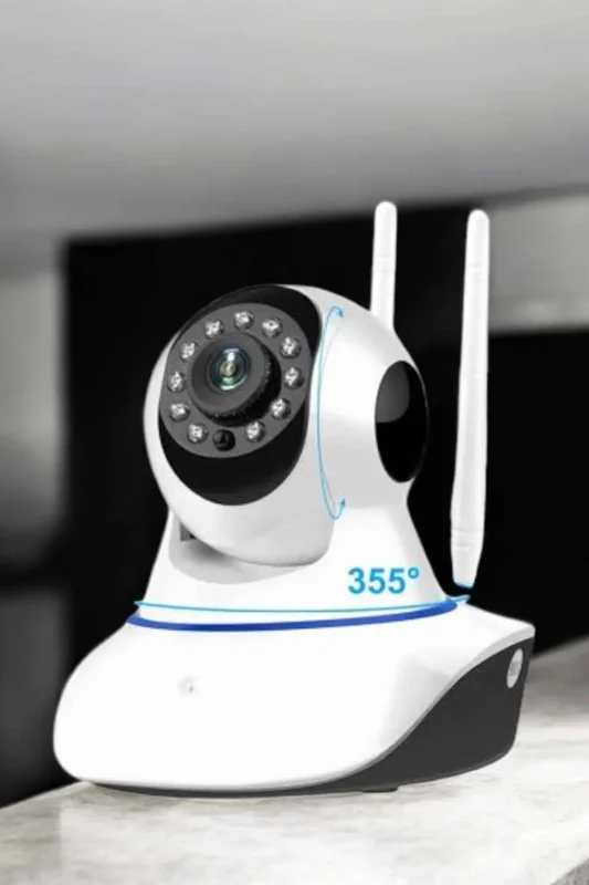 Beyaz Wifi Kamera 1080p Hd Çift Yönlü Ses 3.0mp