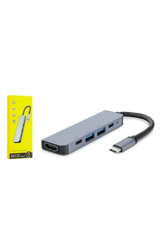 Usb Type-c 8 Girişli Hub Dönüştürücü - Macbook Pro Air Uyumlu