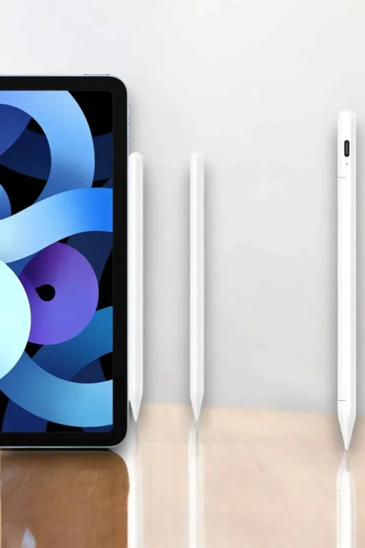 Beyaz Yedek Uçlu Tablet Kalemi İos Android Windows Uyumlu