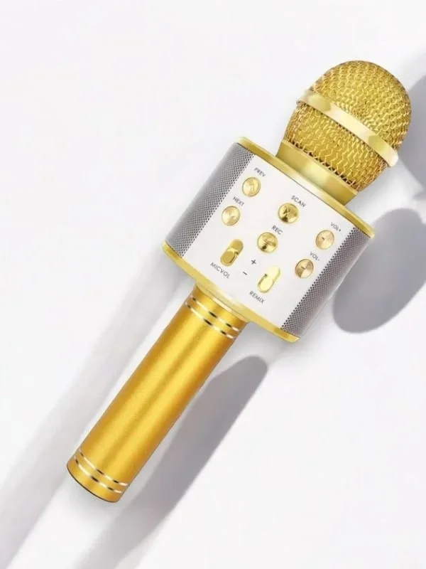 Kablosuz Karaoke Mikrofon Bluetooth 10m Mesafe İle
