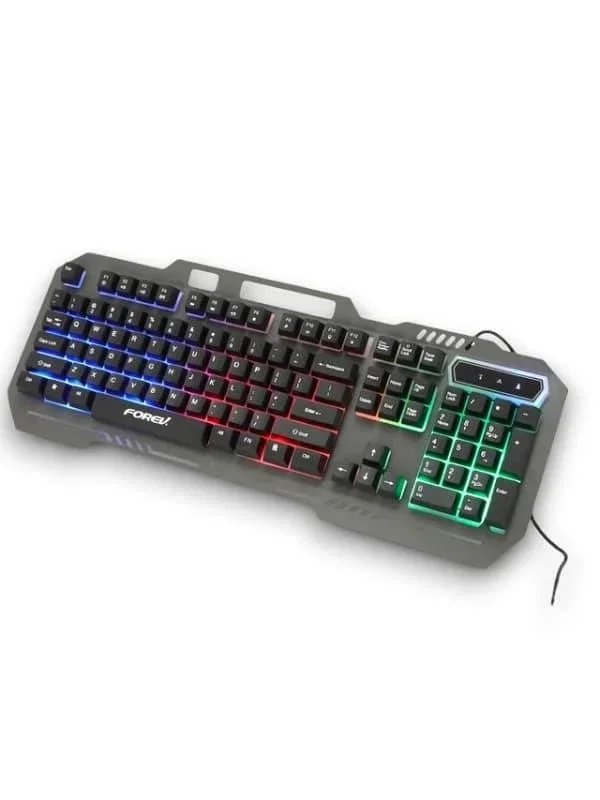 Ergonomik Işıklı Oyuncu Klavyesi Usb Bağlantılı Q Klavye