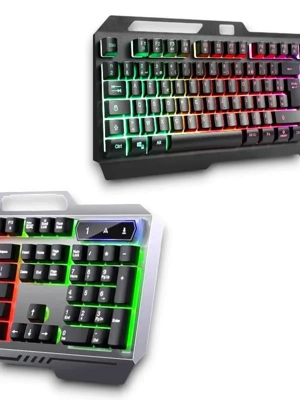 Ergonomik Işıklı Oyuncu Klavyesi Usb Bağlantılı Q Klavye