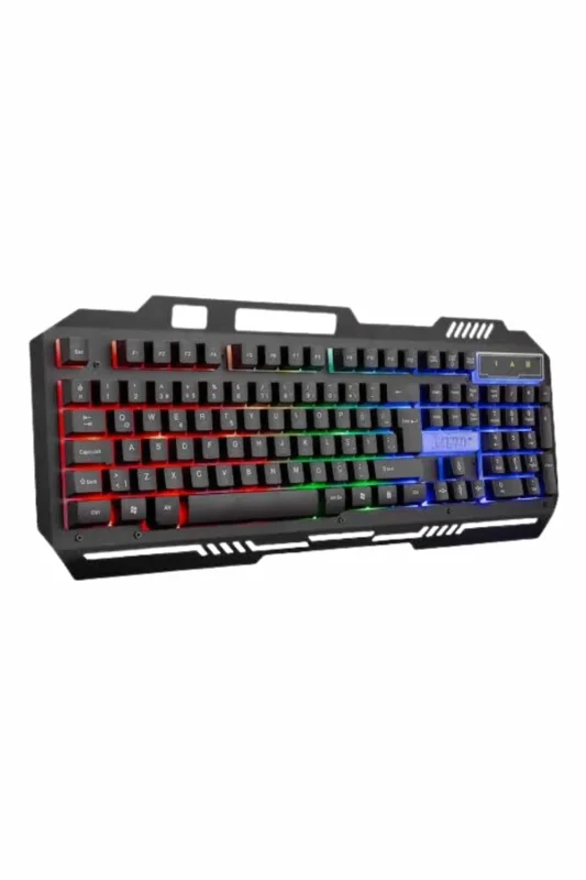 Yeni Nesil Işıklı Gaming Klavye Mouse Seti Siyah