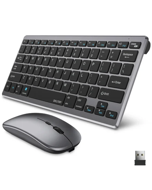 Kompakt Taşınabilir Kablosuz Klavye Ve Mouse Seti