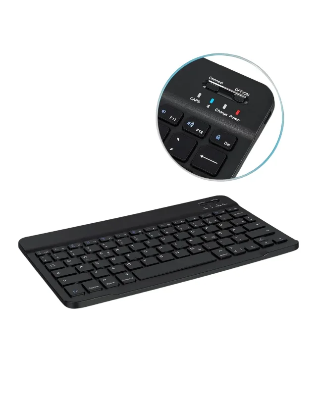 Bluetooth Bağlantılı İnce Tasarımlı Klavye Mouse Seti