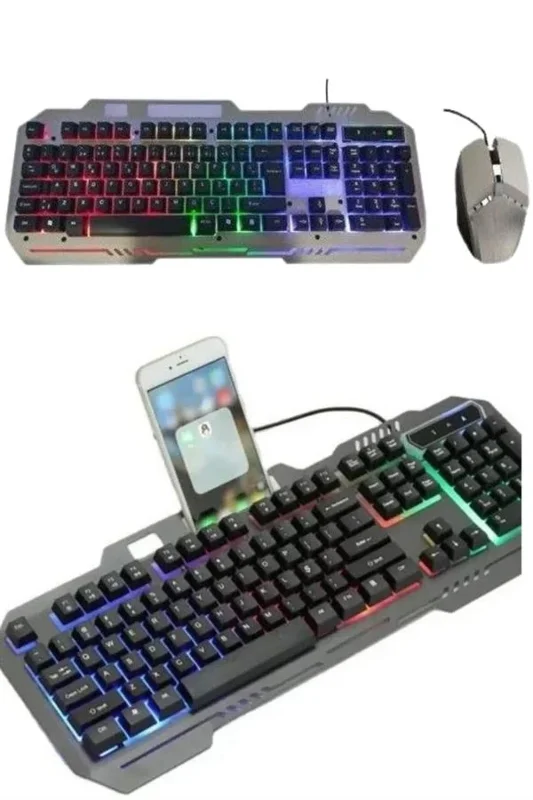 Led Mekanik Gaming Klavye Ve Mouse Seti