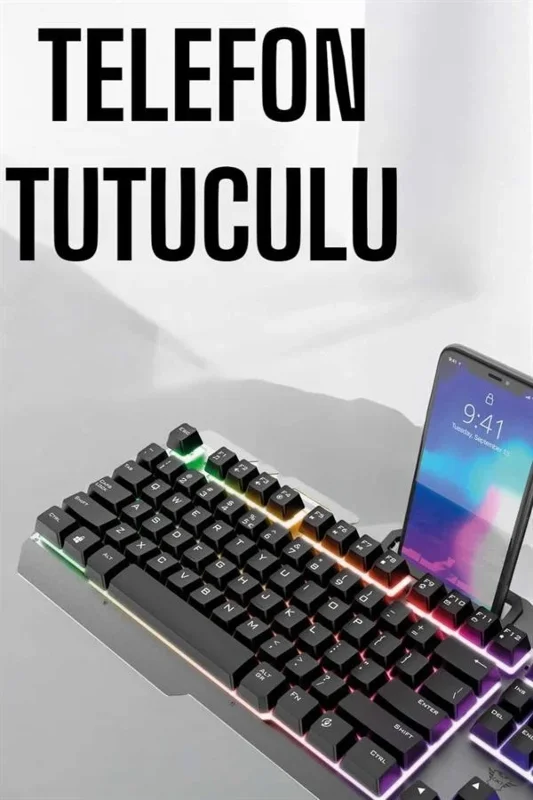 Rgb Q Klavye Ve Mouse Seti 1 Adet