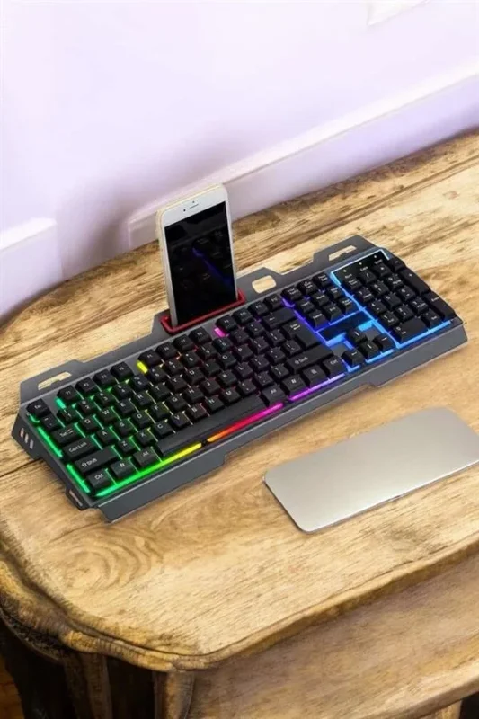 Rgb Işıklı Q Klavye Ve Mouse Seti Kablolu 1 Adet
