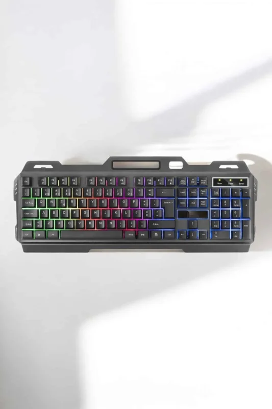 Rgb Işıklı Q Klavye Ve Mouse Seti 1 Adet Oyun İçin