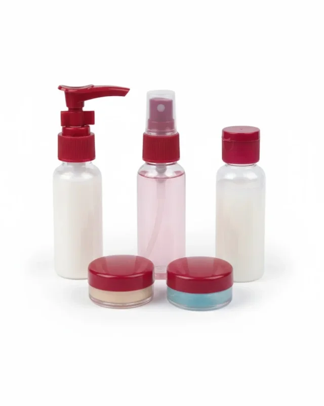 Hafif Tasarımlı 5 Parça Seyahat Dolum Şişesi Seti 30 Ml