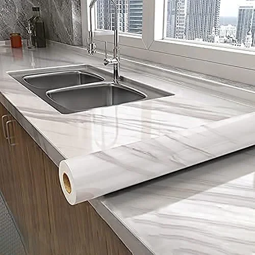 Kaplama Kağıdı Mermer Desenli 5 Metre 60 Cm Genişlik