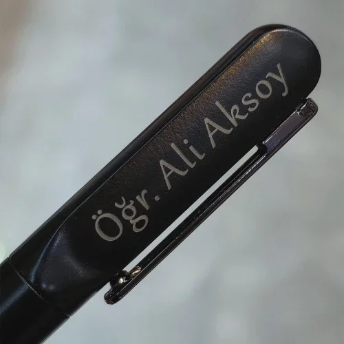 Şık Işıklı Metal Kalem 14 Cm - Promosyon Hediyelik