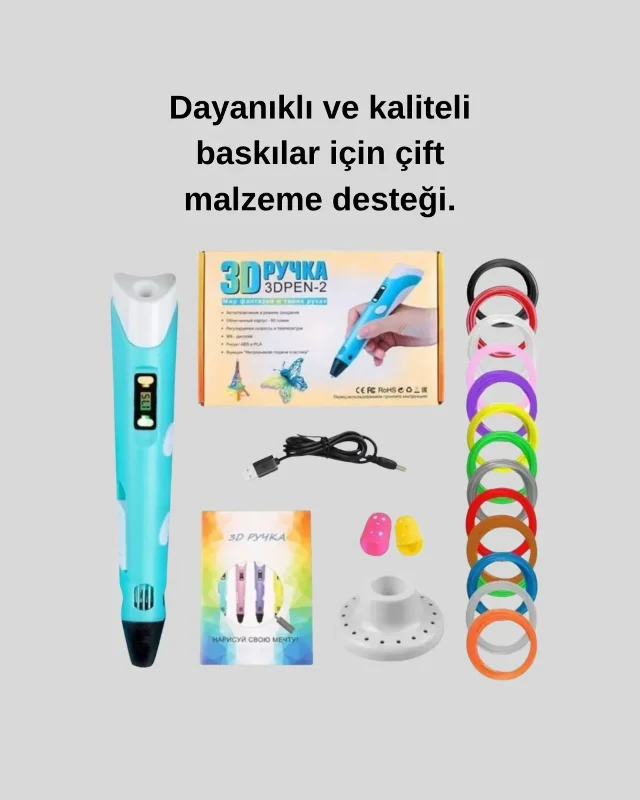 Güvenli 3d Yazıcı Kalem Çocuklar İçin Ergonomik Tasarım