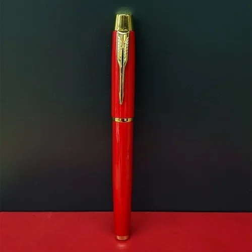 Şık Metal Kırmızı Roller Kalem 13 Cm - Özel İmza İçin