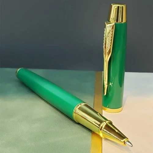 Şık Yeşil Metal Roller Kalem 13 Cm Hediye Seçeneği