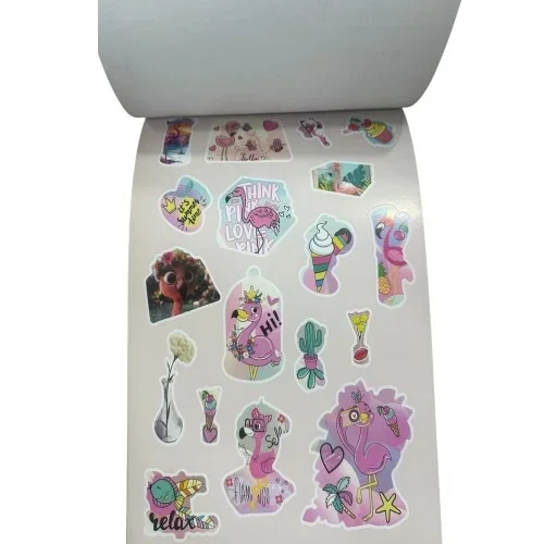 Eğlenceli Sticker Defter 14 Cm Çocuklar Ve Yetişkinler İçin