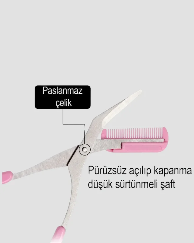 Hassas Şekillendirme Kaş Düzeltme Makası 1 Adet