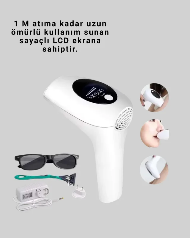 Ergonomik Ipl Lazer Epilasyon Cihazı 999999 Atım Kapasitesi