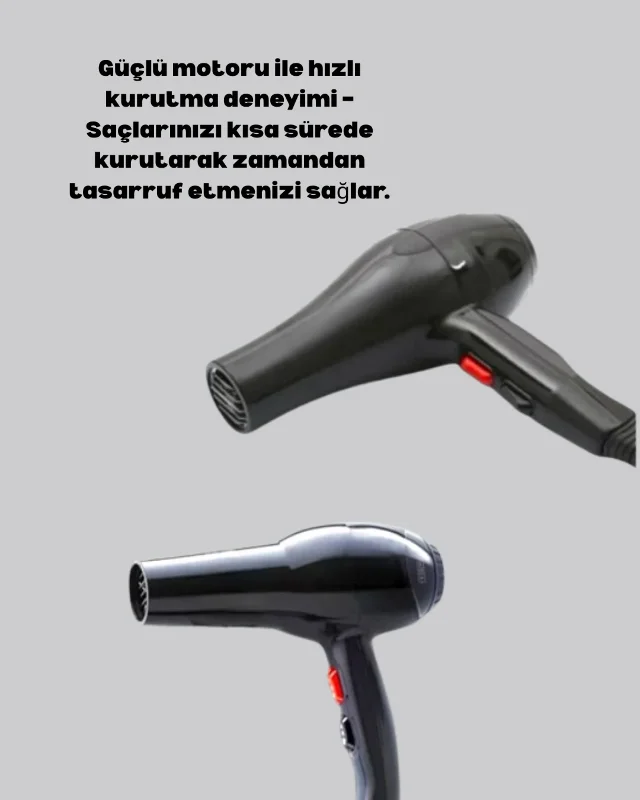 2200w Profesyonel Fön Makinesi Soğuk Üfleme Fonksiyonu İle