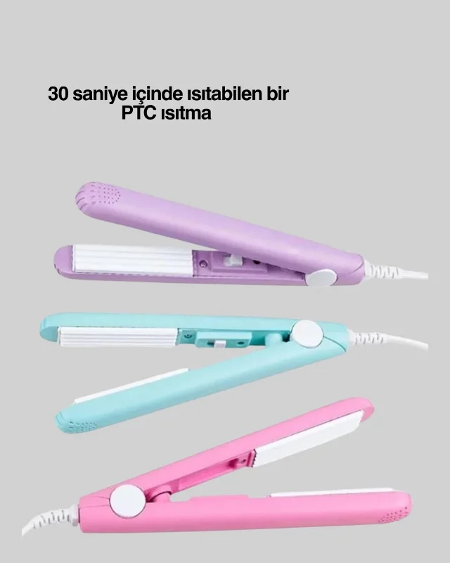Hızlı Isınan Ptc Teknolojili Saç Şekillendirici 30 Saniye