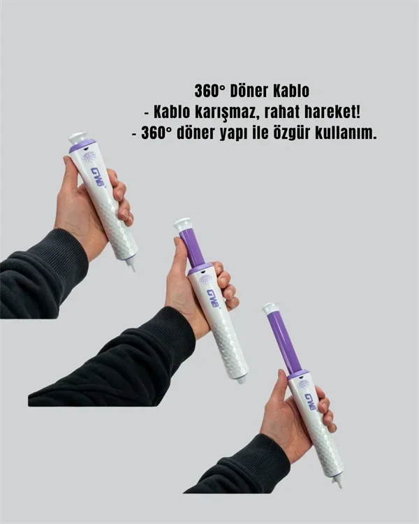 Kompakt Güvenli Kıvırma Cihazı Tüm Saç Tipleri İçin