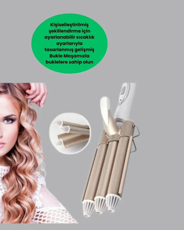 Bukle Saç Maşası 1 Adet (ısılı Model)