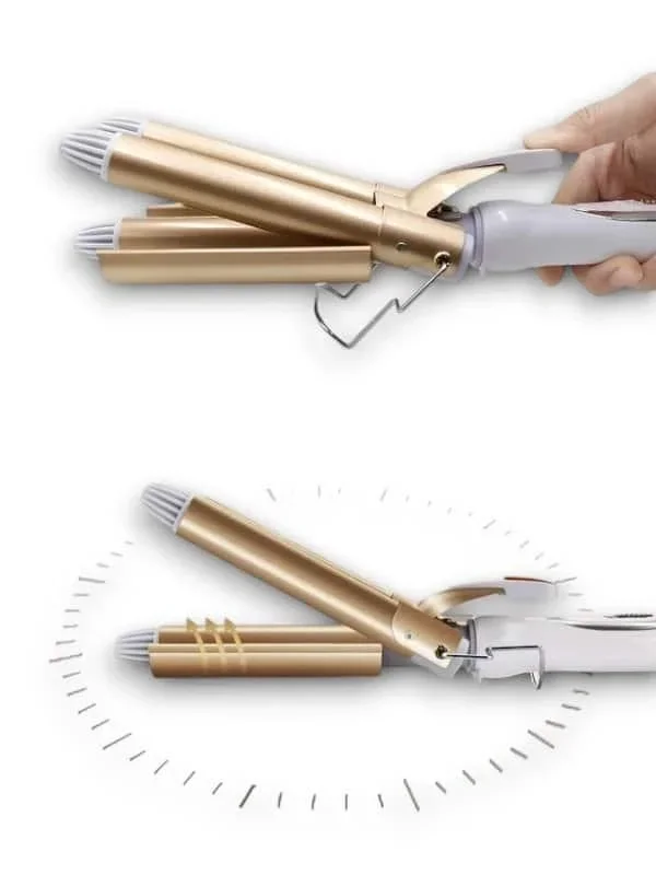Ergonomik Su Dalga Maşası 1 Adet Islak Kuru Saç İçin
