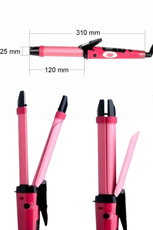 Ergonomik Saç Şekillendirici İkili Set Tüm Saç Tipleri İçin