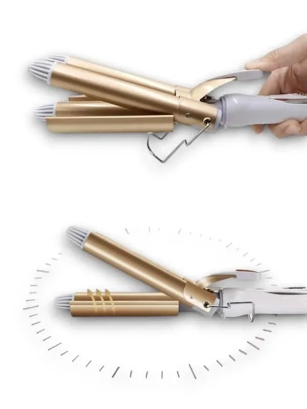 Ergonomik Su Dalga Maşası 1 Adet Islak Kuru Saç Kullanımı
