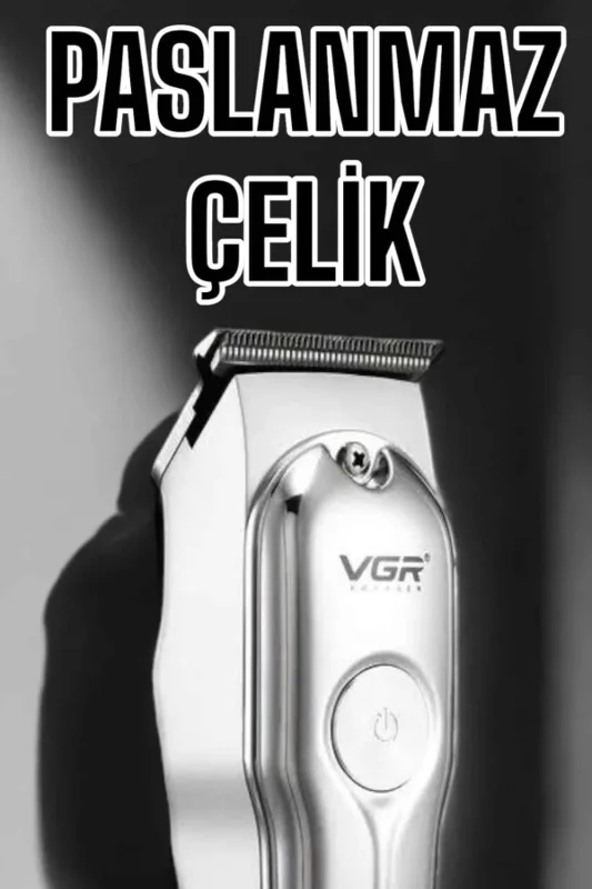 Gümüş Şarjlı Tıraş Makinesi 120 Dakika Çalışma Süresi