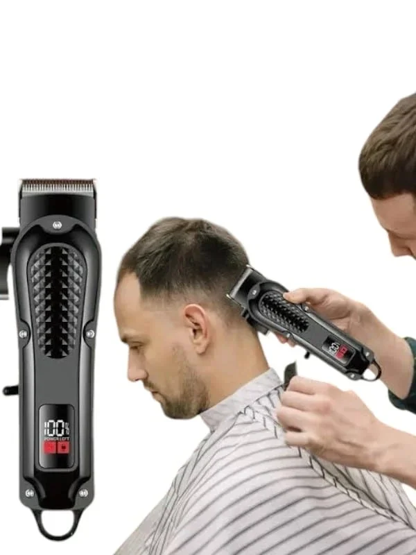 Ergonomik Tıraş Makinesi 750 Şarj Edilebilir Tarak Başlıkları İle